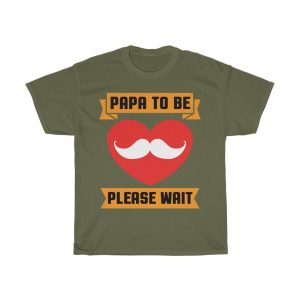 Papa To Be Please Wait Shirt Design 5