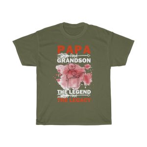 Papa And Grandson The Legend And The Legacy Shirt