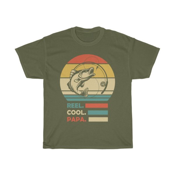 Reel Cool Papa Vintage Fathers Shirt