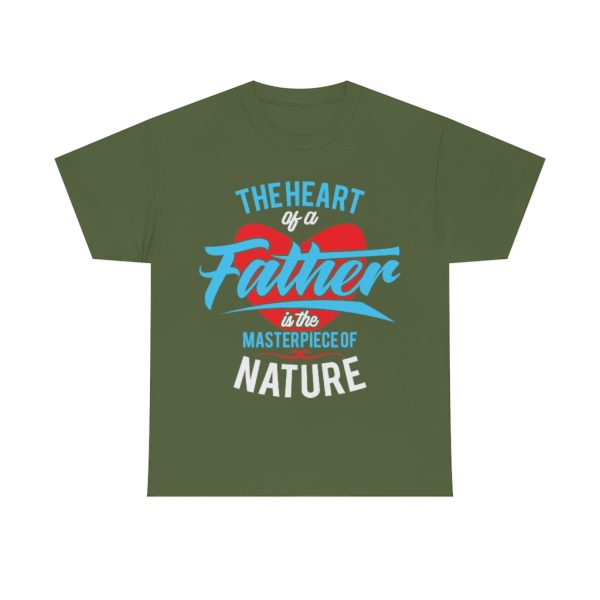 The Heart Of A Father Shirt Design 1