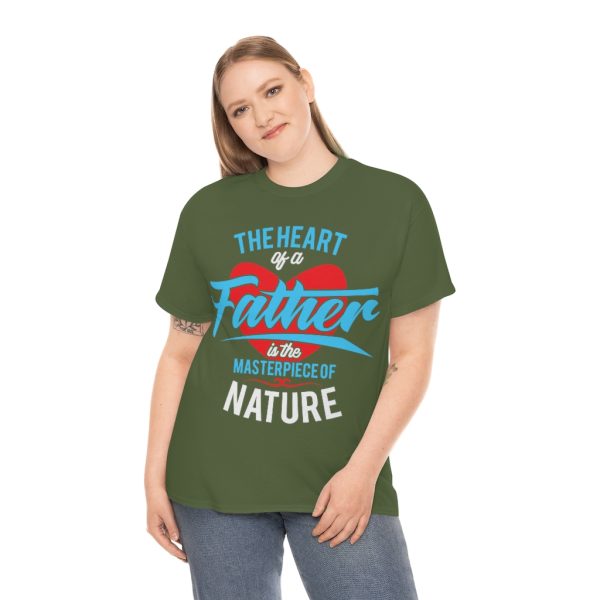 The Heart Of A Father Shirt Design 1