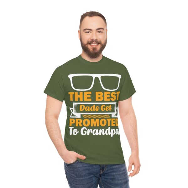 The Best Dads Get Promoted Shirt Design 1