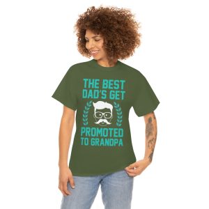 The Best Dads Get Promoted Shirt Design 3