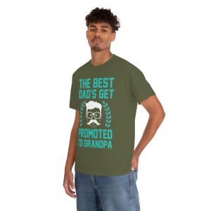 The Best Dads Get Promoted Shirt Design 3