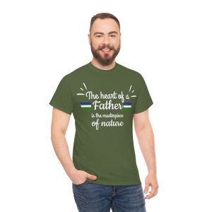 The Heart Of A Father Shirt Design 3