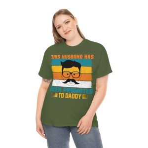 This Husband Has Been Promoted To Daddy Shirt Design 3