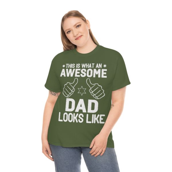 This Is What An Awesome Dad Looks Like Shirt Design 1