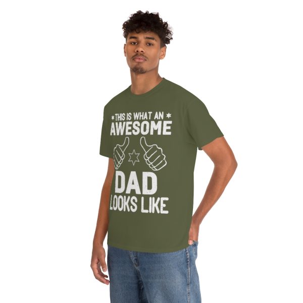 This Is What An Awesome Dad Looks Like Shirt Design 1