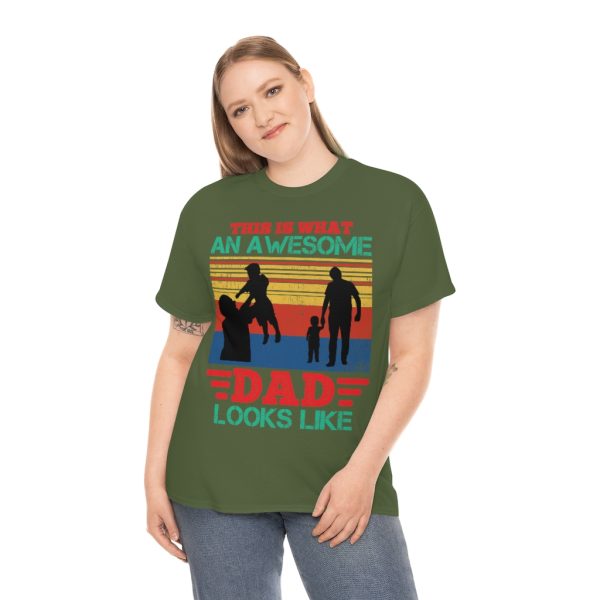 This Is What An Awesome Dad Looks Like Shirt Design 7