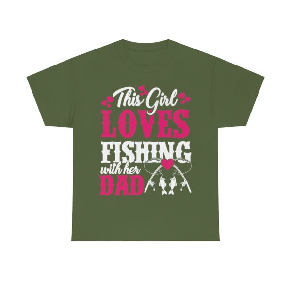 This Girl Loves Fishing With Her Dad Shirt