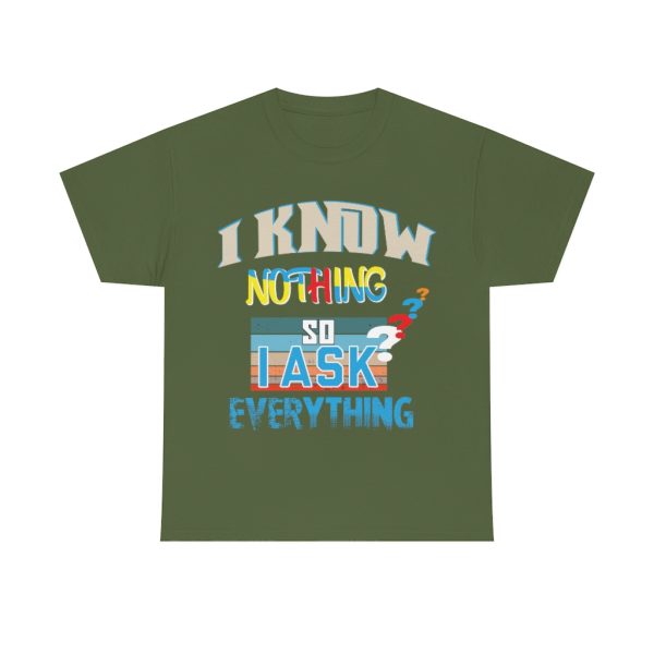 I Know Nothing Shirt Design 1