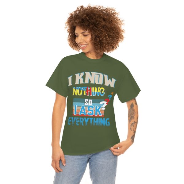 I Know Nothing Shirt Design 1