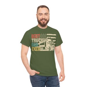 Vintage Best Trucking Dad Ever Shirt