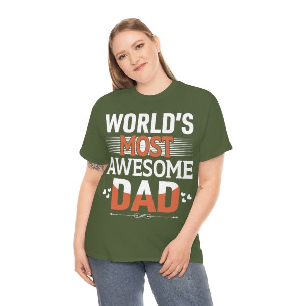 World’s Most Awesome Dad Shirt Design