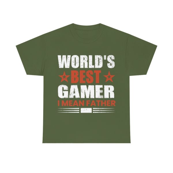 Worlds Best Gamer Fathers Day Shirt