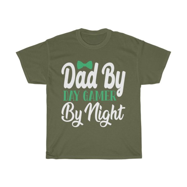 Dad By Day Gamer By Shirt Design 1