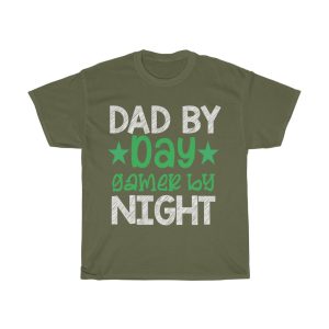 Dad By Day Gamer By Shirt Design 2