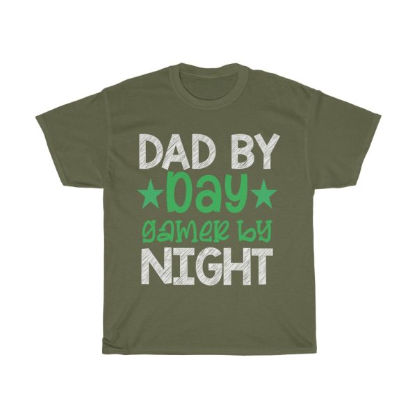 Dad By Day Gamer By Shirt Design 2