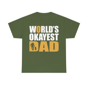 Worlds Okayest Dad Fathers Day Shirt