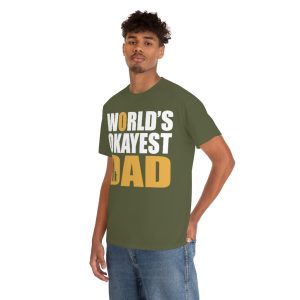 Worlds Okayest Dad Fathers Day Shirt