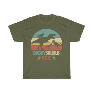 Daddysaurus Rex Trex Fathers Day Shirt