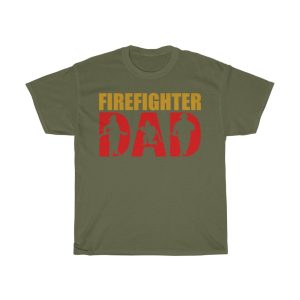 Firefighter Dad Shirt Design 1