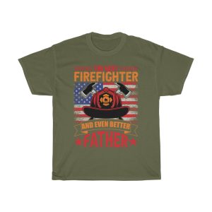 Firefighter Dad Shirt Design 2