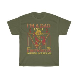 Firefighter Dad Shirt Design 3