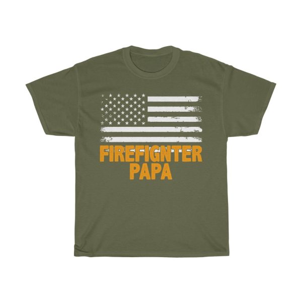 Firefighter Papa Shirt