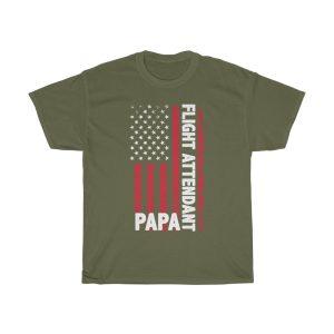 Flight Attendant Papa Shirt