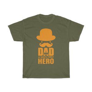 Dad A Son’s First Hero Shirt Design 1