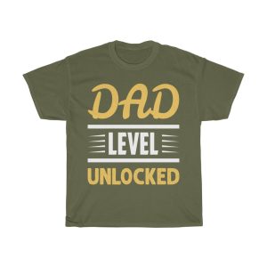 Dad Level Unlocked Shirt Design 2