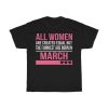 Funniest Women Are Born In March Birthday Gift T-shirt